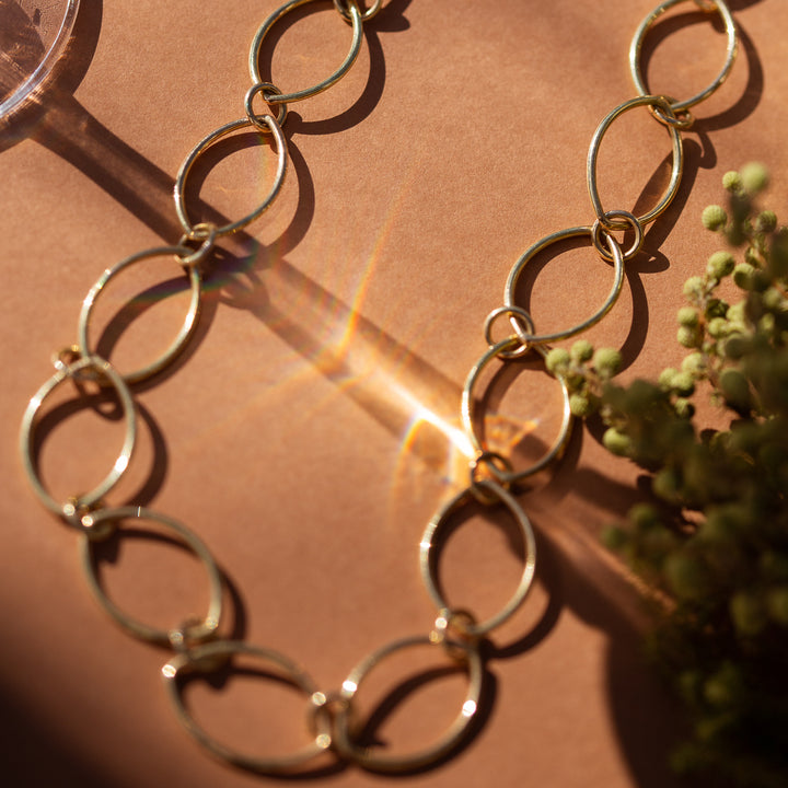 Bliss 14 Karat Gelbgold Kette Shining