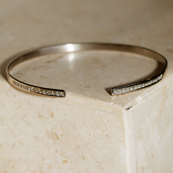 Spark 14 Karat Weißgold Brillant Armband