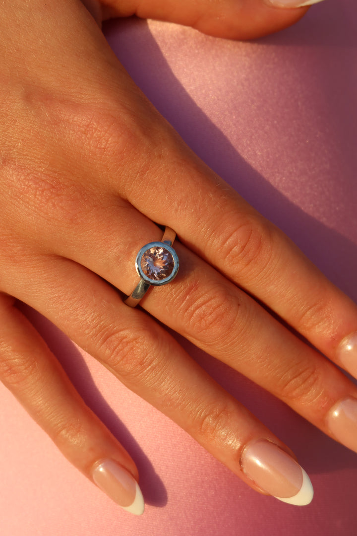 Toulouse 950er Platin Morganit Ring
