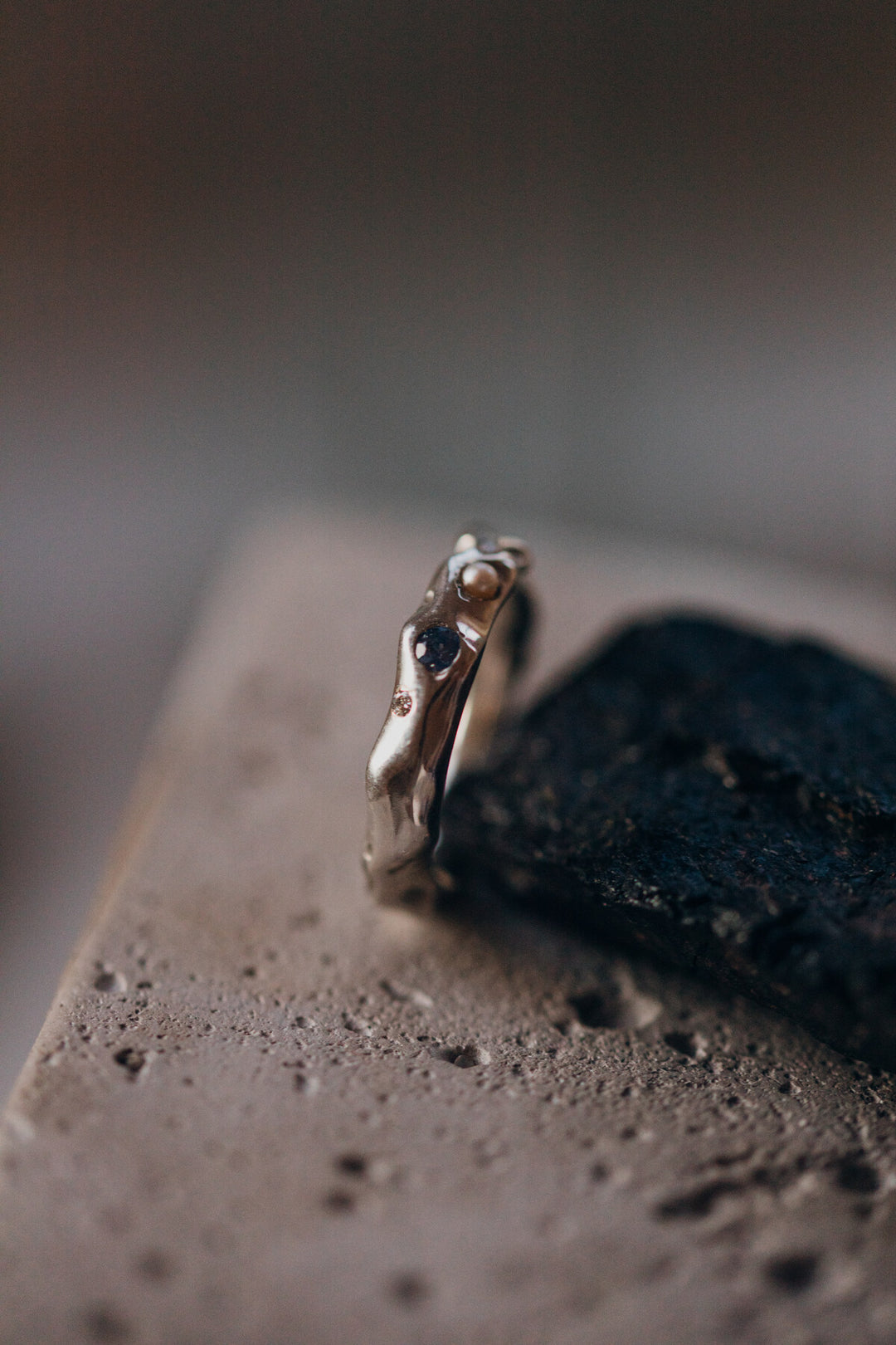 CF Atelier Mystery 925er Silber Saphir Ring