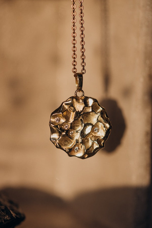 Zodiac 14 Karat Gelbgold Anhänger