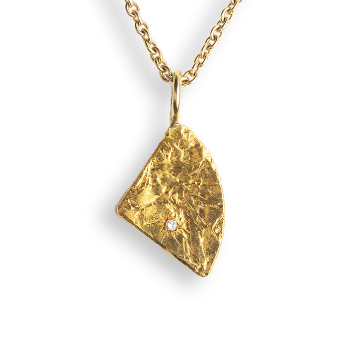 Phoebe 24 Karat Gelbgold Anhänger